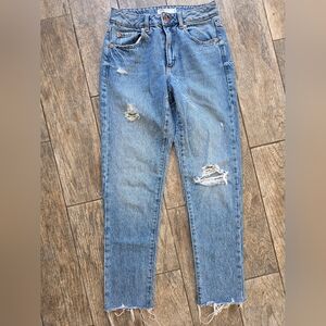 Garage Denim Light Blue Distressed Jeans Sz 0 23